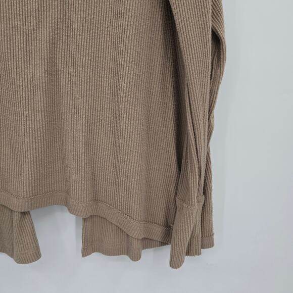 We The Free Women's Brushed Ribbed Knit Cowl Neck Oversized Split Back Sweater - Picture 7 of 10